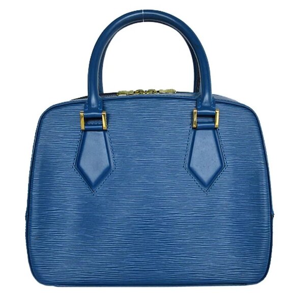 Auth LOUIS VUITTON Epi Sablon Handbag Toledo Blue Epi Leather - Picture 1 of 12